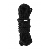 Черная веревка для шибари DELUXE BONDAGE ROPE - 5 м. - Dream Toys - купить с доставкой в Старом Осколе