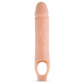 Телесный реалистичный фаллоудлинитель 10 Inch Silicone Cock Sheath Penis Extender - 25,4 см. - Blush Novelties - в Старом Осколе купить с доставкой