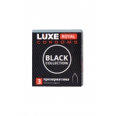 Черные презервативы LUXE Royal Black Collection - 3 шт. - Luxe - купить с доставкой в Старом Осколе