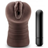Коричневый мастурбатор-вагина Hot Chocolate Brianna - Blush Novelties - в Старом Осколе купить с доставкой