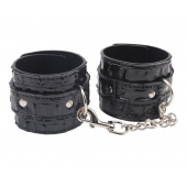Черные наручники Surrender Wrist Restraints - Chisa - купить с доставкой в Старом Осколе