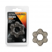 Дымчатое эрекционное кольцо Stay Hard Thick Bead Cock Ring - Blush Novelties - в Старом Осколе купить с доставкой