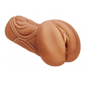 Кофейный мастурбатор-вагина Dumpling - Lola Games - в Старом Осколе купить с доставкой
