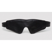 Черная плотная маска на глаза Bound to You Faux Leather Blindfold - Fifty Shades of Grey - купить с доставкой в Старом Осколе