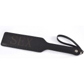 Черная гладкая шлепалка SEX - 35 см. - Sitabella - купить с доставкой в Старом Осколе
