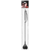 Черный стек с наконечником-сердечком - 54 см. - Notabu - купить с доставкой в Старом Осколе