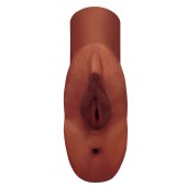 Коричневый мастурбатор Perfect Pussy Double Stroker - Pipedream - в Старом Осколе купить с доставкой