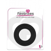 Набор из 3 эрекционных колец SILICONE COCKRINGS - Dream Toys - в Старом Осколе купить с доставкой