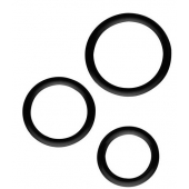 Набор из 3 эрекционных колец SILICONE COCKRINGS - Dream Toys - в Старом Осколе купить с доставкой