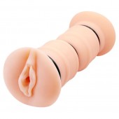 Телесный вибромастурбатор-вагина Michelle - Baile - в Старом Осколе купить с доставкой