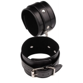Черные оковы Classic Ankle Cuffs - Chisa - купить с доставкой в Старом Осколе