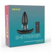 Черная анальная вибропробка Nexus B-Stroker - 13 см. - Nexus Range