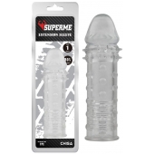 Прозрачная реалистичная насадка на пенис Extra Texture Sleeve - 16,2 см. - Chisa - в Старом Осколе купить с доставкой