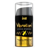 Жидкий интимный гель с эффектом вибрации Vibration! Vodka Energy - 15 мл. - INTT - купить с доставкой в Старом Осколе