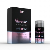 Жидкий интимный гель с эффектом вибрации Vibration! Bubble Gum - 15 мл. - INTT - купить с доставкой в Старом Осколе