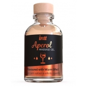 Массажный гель с согревающим эффектом Aperol - 30 мл. - INTT - купить с доставкой в Старом Осколе