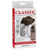 Дымчатый вибростимулятор головки пениса Dual Vibrating Head Teaser - Pipedream - в Старом Осколе купить с доставкой