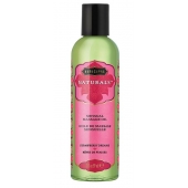 Массажное масло Naturals Strawberry Dreams с ароматом клубники - 59 мл. - Kama Sutra - купить с доставкой в Старом Осколе