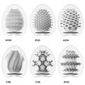 Набор из 6 мастурбаторов Tenga EGG IV с различным рельефом - Tenga - в Старом Осколе купить с доставкой