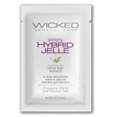 Гель-лубрикант на водно-силиконовой основе Simply Hybrid Jelle - 3 мл. - Wicked - купить с доставкой в Старом Осколе