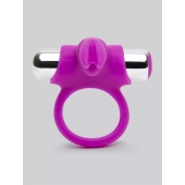 Лиловое виброкольцо с пультом ДУ Remote Control Cock Ring - Happy Rabbit - в Старом Осколе купить с доставкой