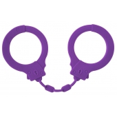 Фиолетовые силиконовые поножи Limitation - Lola Games - купить с доставкой в Старом Осколе