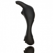 Черное эрекционное кольцо с двумя моторами Zeus Dual Vibe Cock Ring - FeelzToys - в Старом Осколе купить с доставкой