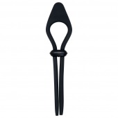 Черное эрекционное лассо с вибропулей Black Tie Affair - Zero Tolerance - в Старом Осколе купить с доставкой