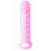 Розовый фаллоудлинитель Homme Long - 13,5 см. - Lola Games - в Старом Осколе купить с доставкой