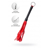 Красно-черный флоггер Anonymo - 28 см. - ToyFa - купить с доставкой в Старом Осколе