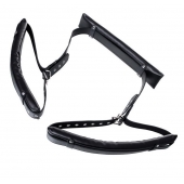 Черные кожаные стропы для фиксации Anonymo - ToyFa - купить с доставкой в Старом Осколе