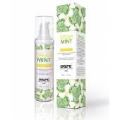 Разогревающее массажное масло Gourmet Spearmint Organic с органическими ингредиентами - 50 мл. - Exsens - купить с доставкой в Старом Осколе