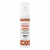 Разогревающее массажное масло Gourmet White Peach Organic с органическими ингредиентами - 50 мл. - Exsens - купить с доставкой в Старом Осколе
