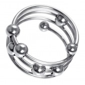 Большое металлическое кольцо под головку пениса - ToyFa - купить с доставкой в Старом Осколе