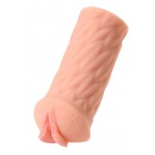 Телесный реалистичный мастурбатор-вагина Elegance.005 с вибрацией - KOKOS - в Старом Осколе купить с доставкой