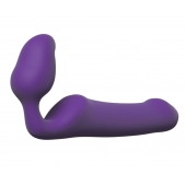 Фиолетовый безремневой страпон Queens L - Adrien Lastic - купить с доставкой в Старом Осколе