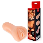 Телесный реалистичный мастурбатор в виде вагины - Bior toys - в Старом Осколе купить с доставкой