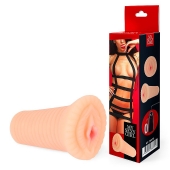Реалистичный мастурбатор-вагина телесного цвета с вибрацией - Bior toys - в Старом Осколе купить с доставкой