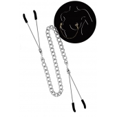 Регулируемые зажимы для сосков Sweet Caress Nipple Chain - Sweet Caress - купить с доставкой в Старом Осколе