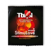 Разогревающий гель-лубрикант Stimulove Strong в одноразовой упаковке - 4 гр. - Биоритм - купить с доставкой в Старом Осколе