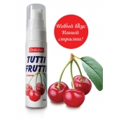 Гель-смазка Tutti-frutti с вишнёвым вкусом - 30 гр. - Биоритм - купить с доставкой в Старом Осколе