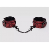 Красно-черные наручники Reversible Faux Leather Wrist Cuffs - Fifty Shades of Grey - купить с доставкой в Старом Осколе