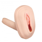 Мастурбатор-вагина с вибрацией и выносным пультом управления REALSTUFF SMOOTH   BALD - Dream Toys - в Старом Осколе купить с доставкой