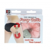 Металлические наручники с розовой меховой опушкой METAL HANDCUFF WITH PLUSH PINK - Dream Toys - купить с доставкой в Старом Осколе