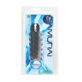 Дымчатая стимулирующая насадка с закрытой головкой SAMURAI PENIS SLEEVE BLACK - 14,5 см. - NMC - в Старом Осколе купить с доставкой