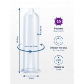 Презервативы MY.SIZE размер 69 - 3 шт. - My.Size - купить с доставкой в Старом Осколе