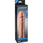 Телесная насадка Fantasy X-tensions Perfect 2  Extension - 20,3 см. - Pipedream - в Старом Осколе купить с доставкой