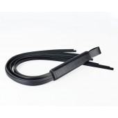 Черная кожаная плеть  Клео  - 60 см. - Sitabella - купить с доставкой в Старом Осколе