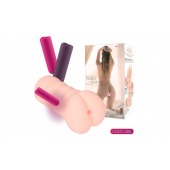 Телесный вибромастурбатор-анус Tong-ggo Auto - KOKOS - в Старом Осколе купить с доставкой