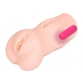Телесный вибромастурбатор-вагина Dream Auto - KOKOS - в Старом Осколе купить с доставкой
